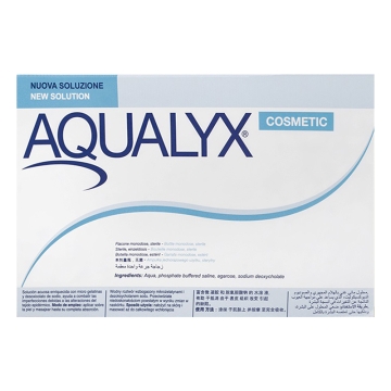 Aqualyx developed for the non-surgical reduction of localised fat under the skin is a gel-based aqueous solution, which dissolves fat and is biocompatible and biodegradable. Aqualyx works by causing the dissolution of fat cells. The body then expels the r