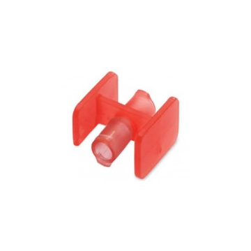 Rapid Fill Connector, Luer Lock to Luer Lock, Red