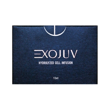  Exojuv is a blend of 250 growth factors like polynucleotides, amino acids, vitamins, glutathione, and hyaluronic acid. It’s simple to use with two vials: one with exosome-collagen mix (Vial 1) and the other with growth factors (Vial 2). When mixed, these