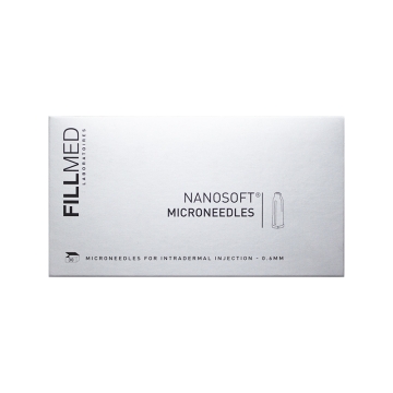 FILLMED Nanosoft Microneedles is a new penetration technology that is designed to inject NCTF 135HA into the dermis with controlled intradermal delivery. Nanosoft is ideal for treating eyelids, crow’s feet and the neck.