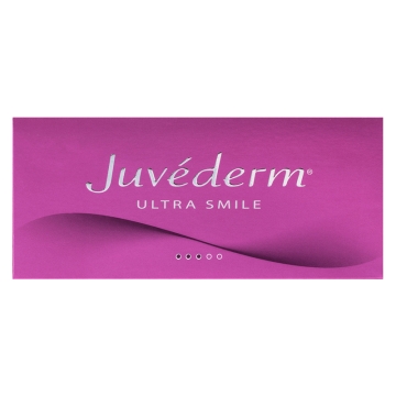 Juvederm Ultra Smile is an injectable hyaluronic-based dermal filler indicated for the lips and oral commissures. Juvederm Ultra Smile is used to enhance lip volume, redefine lip shape, treat vertical lip lines and depressions at the corners of the mouth.