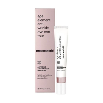 Mesoestetic Age Element Anti-Wrinkle Eye Contour (1 x 15ml) - Cream for the eye contour with a preventive and corrective action for under-eye circles and bags, wrinkles and expression lines. Includes a ceramic applicator with a cooling effect.