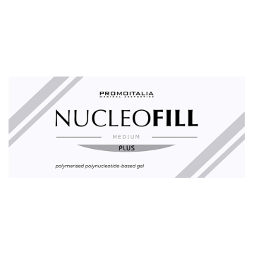 The new biorestructuring gel of the Nucleofill range based on medium molecular weight and high-density polynucleotides, highly purified, of natural origin, specifically studied to improve the trophism of the hair follicle.