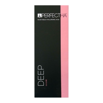 Perfectha Deep is a cross-linked hyaluronic acid gel filler, formulated to treat deep facial lines and skin depressions. Perfectha Deep can also be used to increase lip volume, redefine the nose and treat nasolabial folds and marionette lines. 