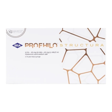 Profhilo Structura 2ml is a cutting-edge injectable treatment designed to rejuvenate and hydrate the skin effectively. This advanced formulation focuses on providing deep hydration and structural support by helping the body regenerate facial fat tissue.