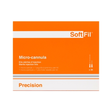 The SoftFil® PRECISION cannula is internationally recognized for its design, created for the comfort and safety of both physicians and patients. Its design allows an easy cannula insertion, a precise product placement and an optimal comfort for the patien