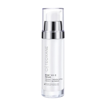 Teoxane RHA x Vit C Serum combines a new generation of vitamin C with Teoxane's unique RHA formula to combat pigmentation, loss of firmness, and a dull, tired complexion.