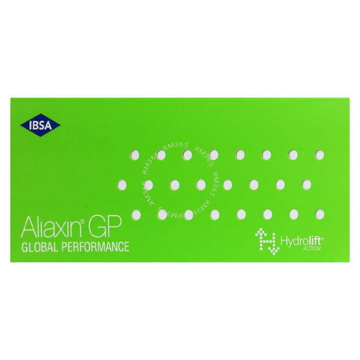 Aliaxin GP, "Global Performance", is ideal for treating the most common facial beauty flaws. Aliaxin GP is ideal to correct wrinkles and more pronounced folds: nasolabial folds, nose, chin, lip augmentation and cheeks. 