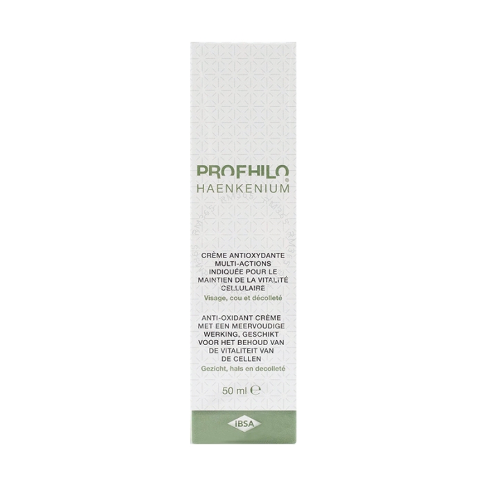 Profhilo Haenkenium cream is a rejuvenating anti-oxidant cream for alle skin types with its effective formula which is ideal after treatments with Profhilo H+L and other medical aesthetic treatments.