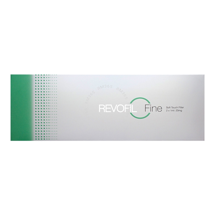 Revofil Fine is a soft and non-invasive dermal filler designed to improve fine lines, to correct caved scars and rejuvenate the skin on the hands. The filler is intended to be injected into the superficial dermis for application in the area of the tear tr