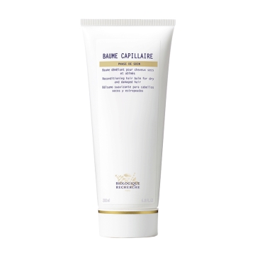 A genuine boon for those with dry and damaged hair, Baume Capillaire is a triple-action treatment that detangles hair, smooths and protects the hair cuticles. It flattens the scales of the hair cuticles while covering hair shafts in a protective sheath to