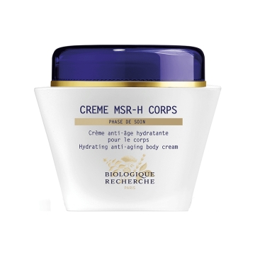 Crème MSR-H Corps offers nourishing anti-ageing skincare, with a targeted formulation that takes account of the changes in skin and body contours as hormonal activity slows down. It acts to redensify and rebalance the skin, helping compensate for cutaneou