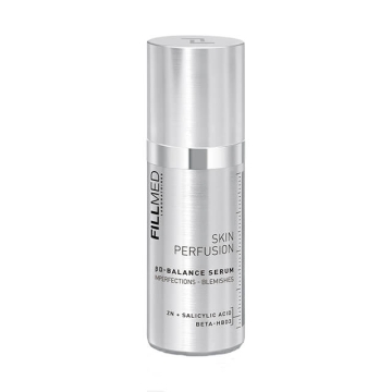 FILLMED Skin Perfusion BD Balance Serum is designed for oily skin and skin with enlarged pores to improve the appearance of imperfections and exfoliating and brightening the skin.