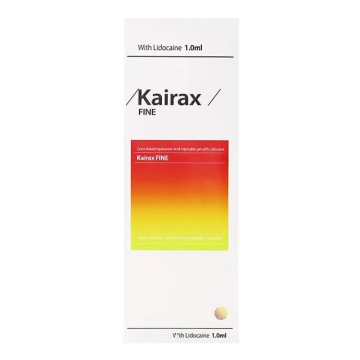Kairax Fine has the middle viscoelasticity in the range and is recommended for deep wrinkle correction and volumizing areas including; Lips glabella lines, nasolabial folds, marionette lines, nose and forehead contour.