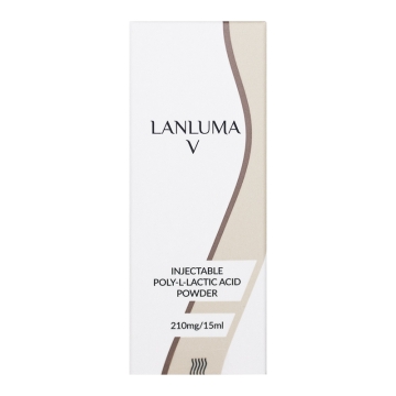 Lanluma V is an absorbable injectable based on poly-L-Lactic that gradually restores volume and stimulates collagen formation. The results appear over two to three months. Lanluma can be used for both body and face and activates the natural collagen produ