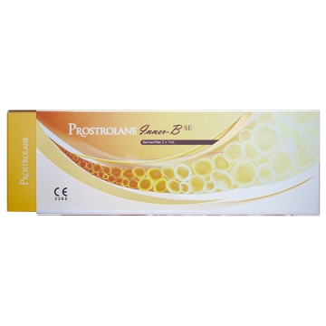 Prostrolane Inner-B SE is an injectable gel indicated for reducing bags under the eyes and swelling. Prostrolane Inner-B SE contains a gel-texture preparation with peptides and hyaluronic acid. The Peptide technology promotes collagen synthesis, so the sk