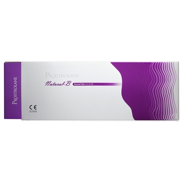 Prostrolane Natural B is an injectable gel indicated for deep dermis implantation for the correction of moderate to severe facial wrinkles, folds and perioral lines. Prostrolane Natural B have patented Novel Peptide technology for skin revitalization.