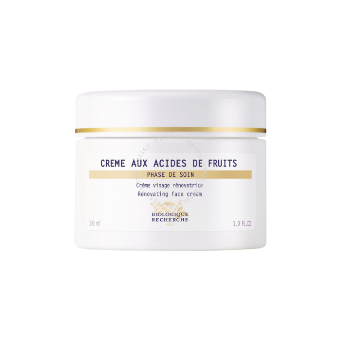 A true perfecting cream, Crème aux Acides de Fruits contains all the essential elements needed to gently exfoliate, smooth and refine skin texture. Formulated with AHA, BHA and PHA, it frees the epidermis from impurities accumulated on the surface to enha