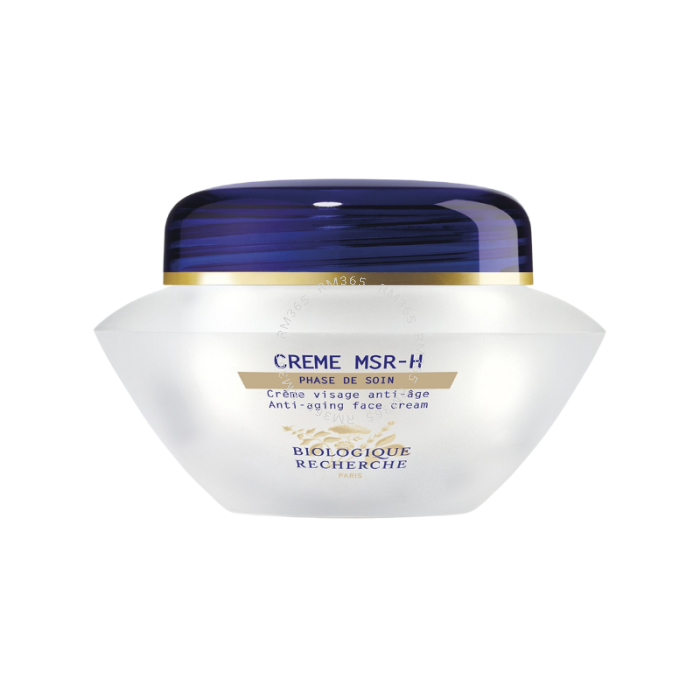Crème MSR-H has a high concentration of active ingredients that target the skin imbalances caused by menopause. Its dermo-regenerating formula acts to redensify skin tissue, making it firmer and more elastic. Wrinkles and fine lines are smoothed out as sk