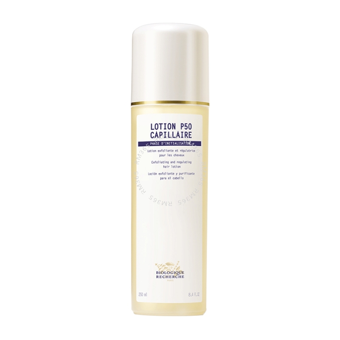 Lotion Capillaire P50 contains the core ingredients of the P50 formula, as well as active ingredients specifically intended for the scalp, to reduce itching. It regulates sebum secretions so the scalp is clean and rebalanced.