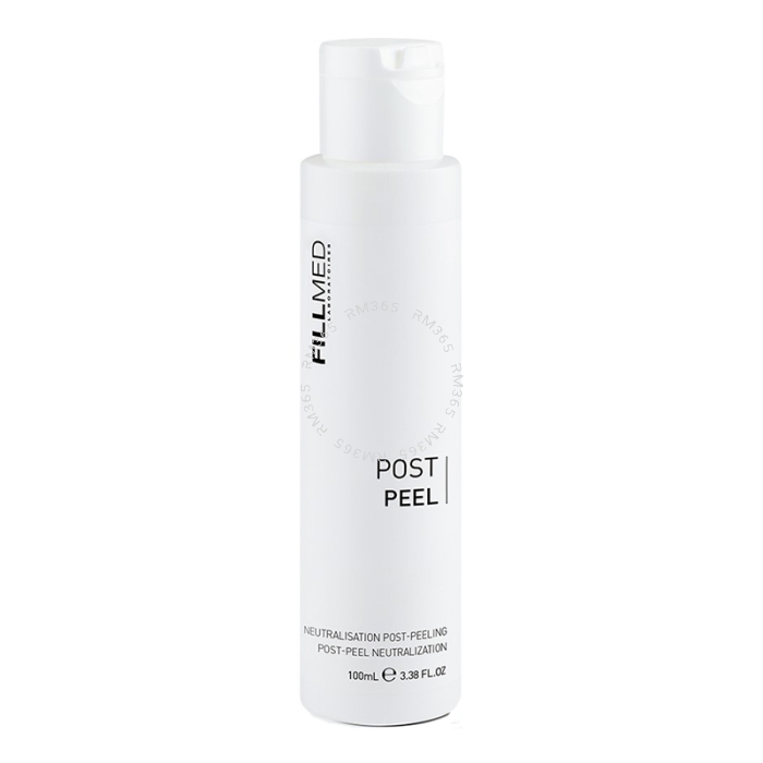 FILLMED Post Peel is formulated to return the skin to the correct normalised pH after the peeling process. For professional use only, the acids are neutralised and skin returns to a normal pH of 8