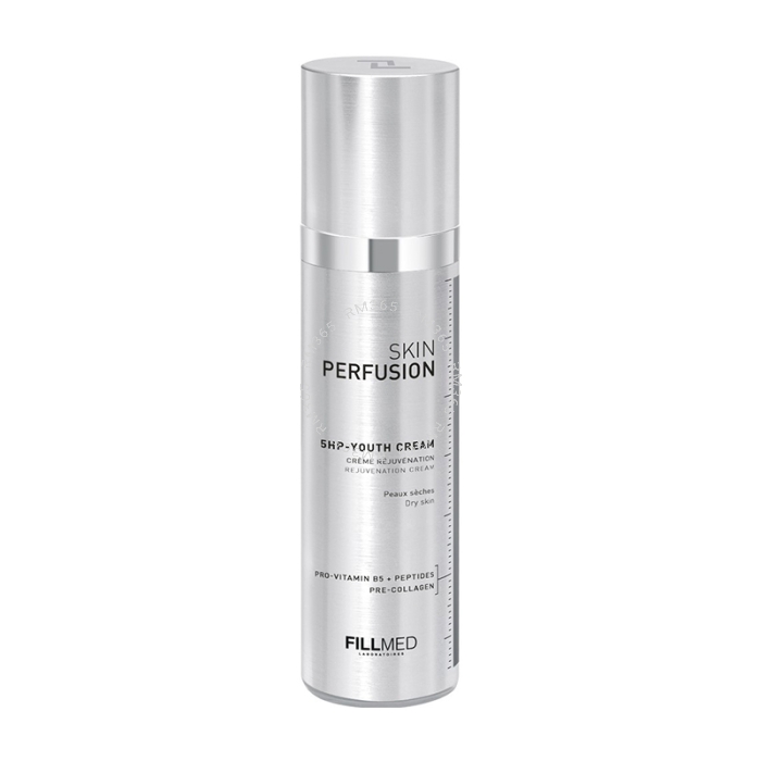 FILLMED Skin Perfusion 5HP Youth Cream is a rich, daily moisturiser designed to replenish hydration levels while helping to improve the appearance of ageing skin.