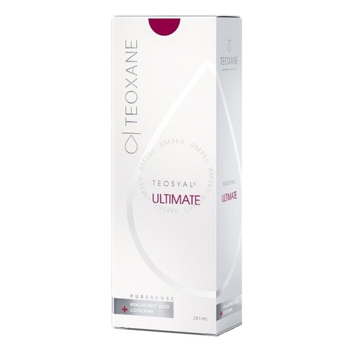 Teosyal Puresense Ultimate is a unique volumising filler designed to restore lost volume in wide areas such as the cheeks, jawline and temples to sculpt facial contours. Teosyal Puresense Ultimate is designed to be used in the subcutaneous or pre-perioste