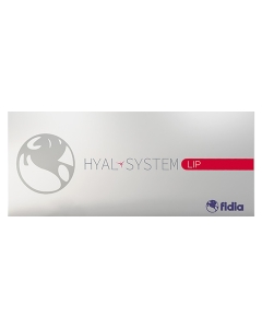 Hyal-System LIP is a hyaluronic acid gel formulation at 2.5% HA concentration, designed for lip remodelling and perioral treatments, based on proprietary Multi Crosslinked Layering Hyaluronic Acid (M.L.HA) technology.